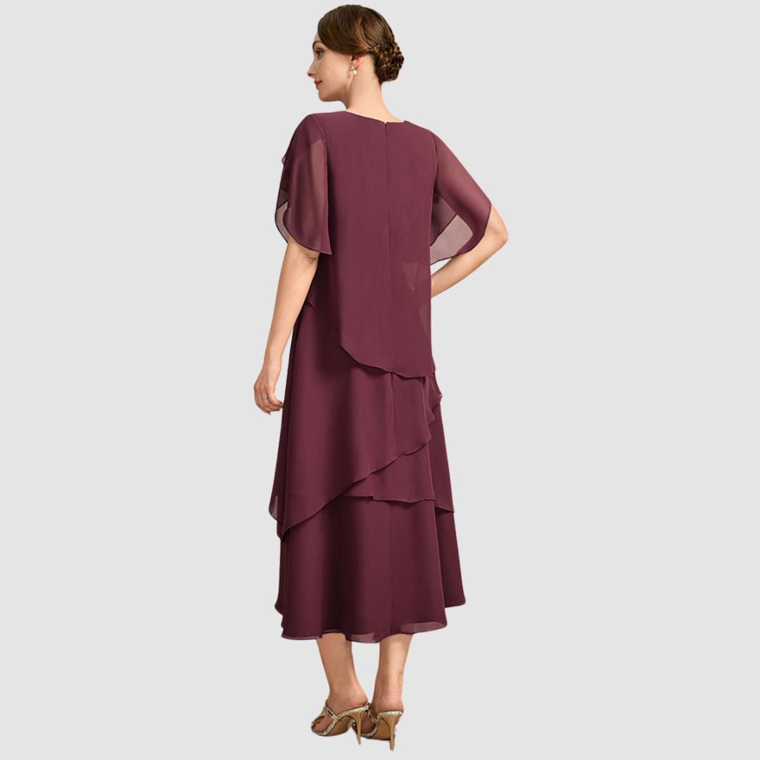 Cierra™ Elegant Chiffon Dress