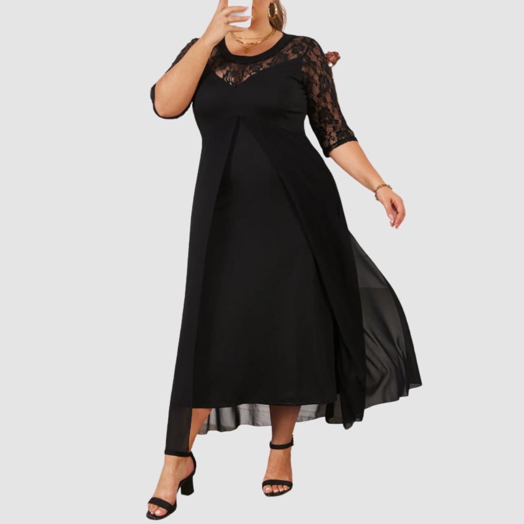 Reina™ Long Lace Dress