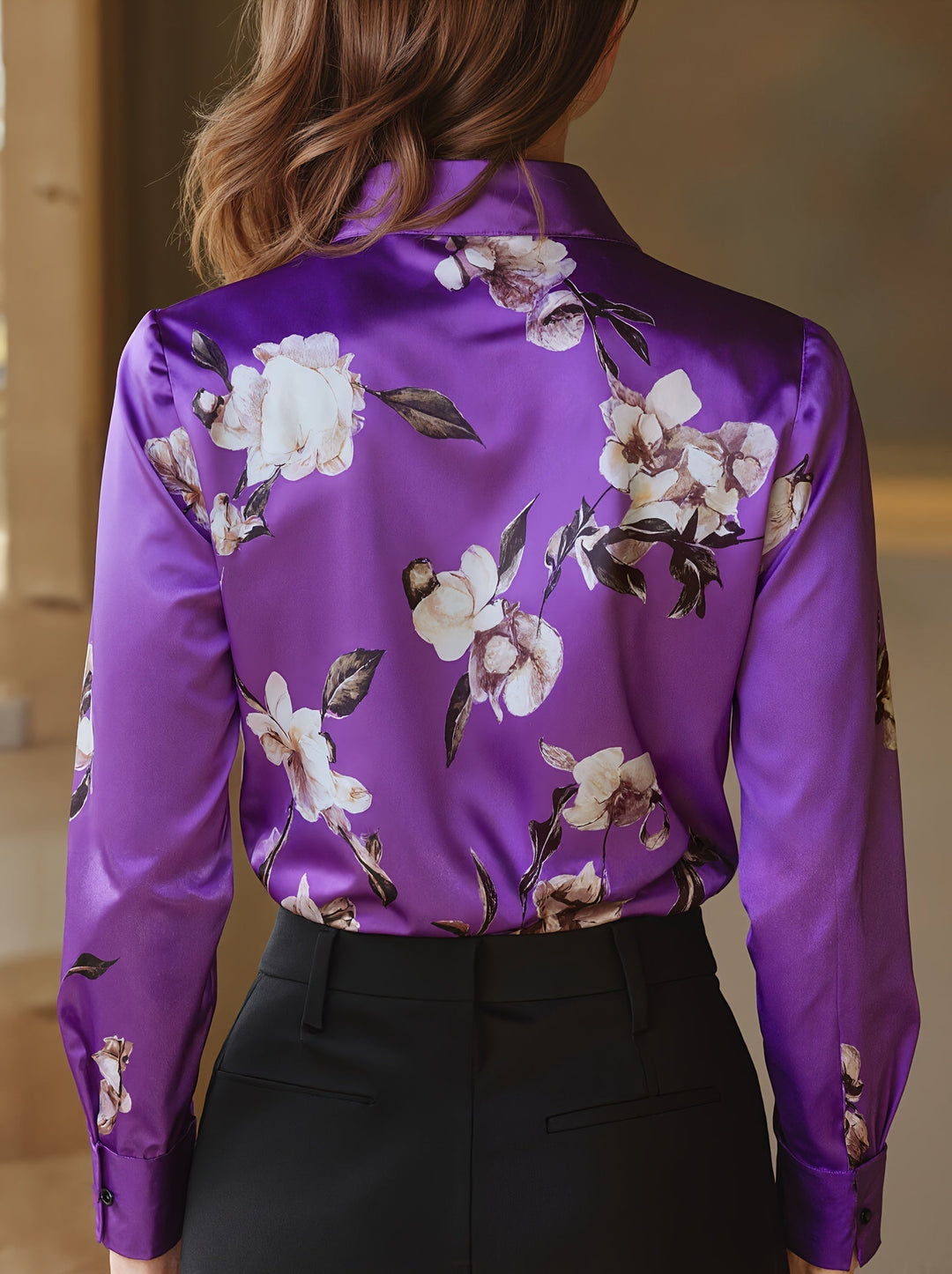 Monique™ Elegant Satin Blouse
