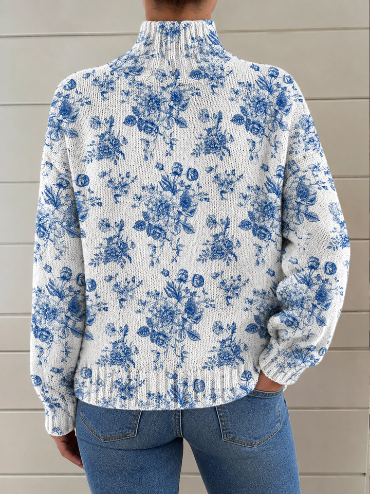 Ruby | Blossom Turtleneck Sweater