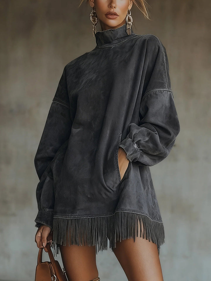 Natalia™ Suede Fringe Dress