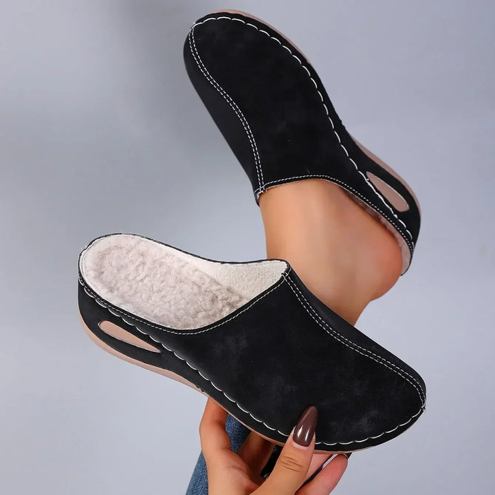 Freya | Warm Faux-Fur Lined Slippers