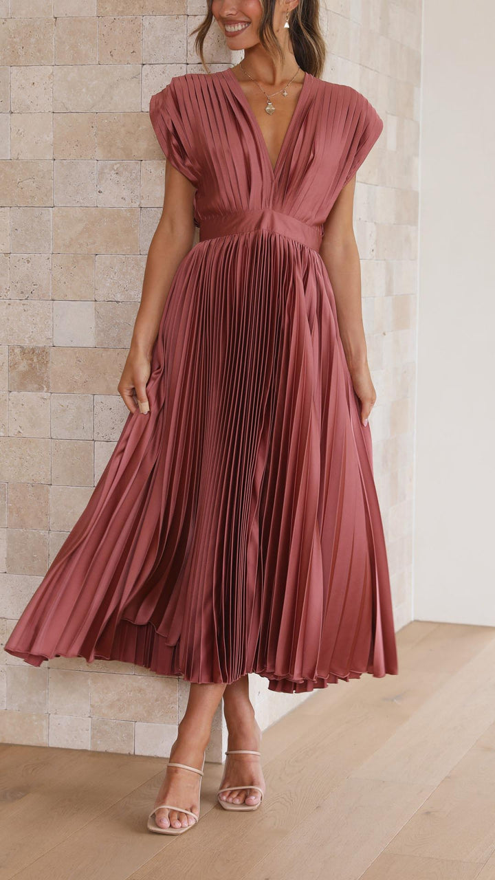 Marla™ Elegant Pleated Dress
