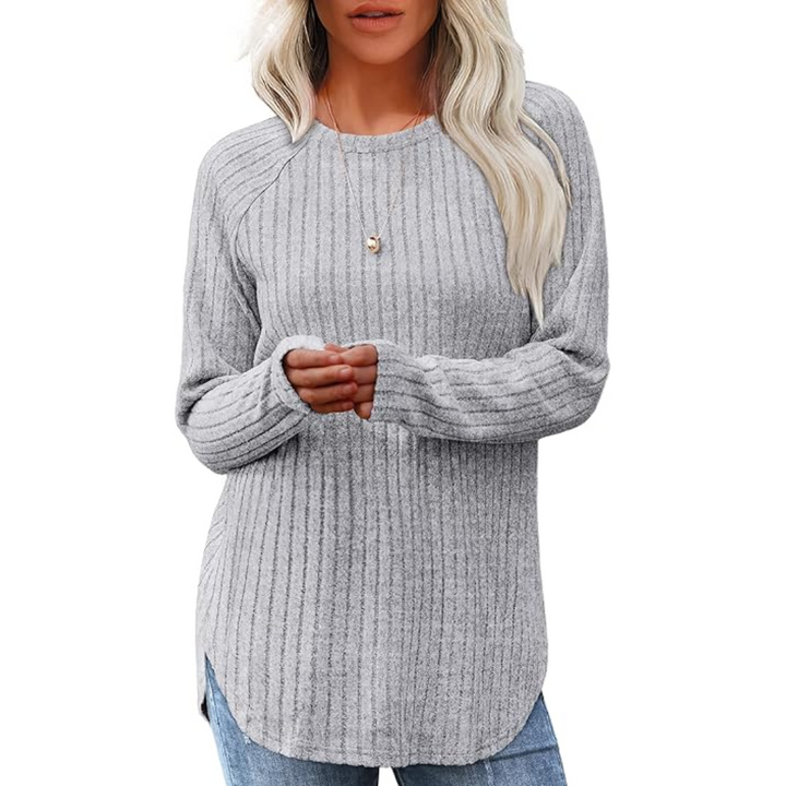 Barbara | Loose Fit Crew Neck Sweater Tunic