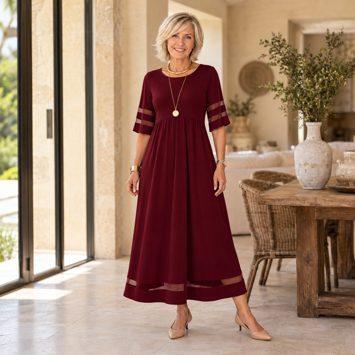 Aubrey | Flattering Tummy-Smoothing Midi Dress